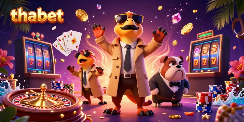 Engage in thrilling casino action as Thabet raptors hilariously attempt to enter a VIP lounge.