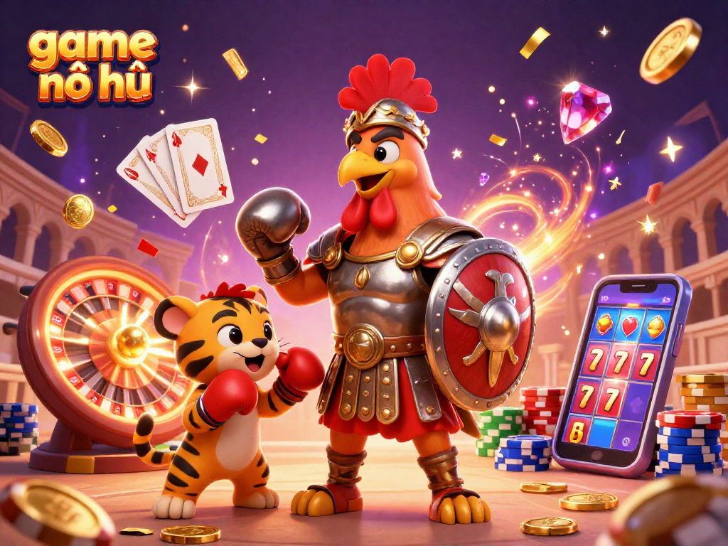 Experience the thrill of game nổ hũ with exciting characters and dynamic casino elements.