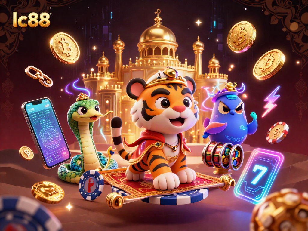 Engage with lc88 slots and casino games in an enriched, vibrant 3D illustration.