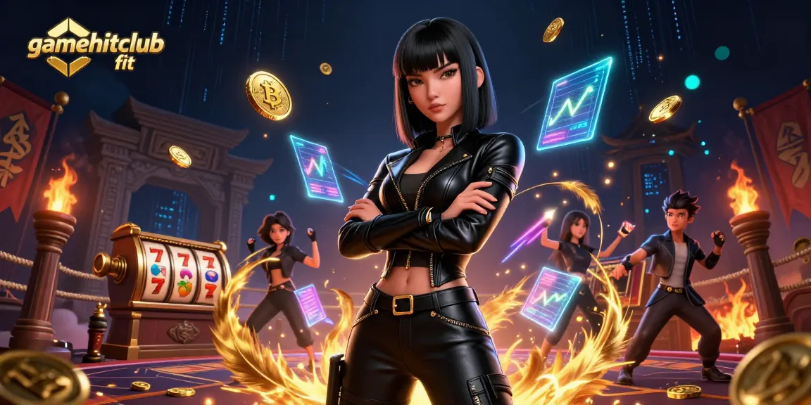 Experience thrilling gameplay at gamehitclub fit with vibrant slot machines and golden coins.