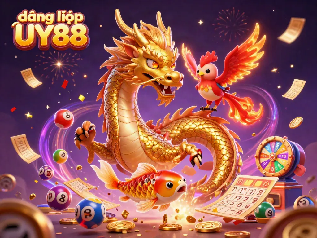 Experience the excitement in the vibrant world of đăng nhập UY88, highlighted by rich gaming elements.