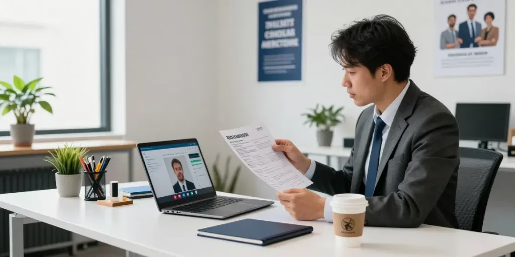 eltz-personal.de Büroansicht mit Berater bei der Rekrutierung von Talenten