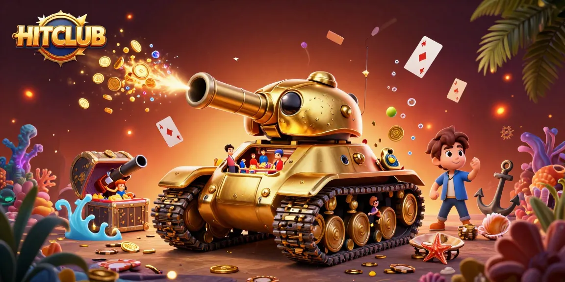 Experience the excitement of HITCLUB with a vibrant casino scene and dynamic game elements.