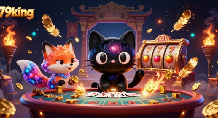 Explore thrilling gaming at 79king with captivating cosmic characters and exciting casino elements.