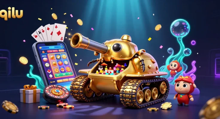 Engage in vibrant gaming with qilu's colorful casino miniatures and gaming elements.